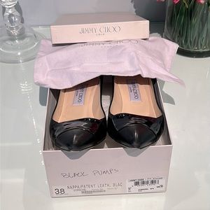 Jimmy Choo - Black pumps with Original Box & Shoe Bag - Excellent Condition